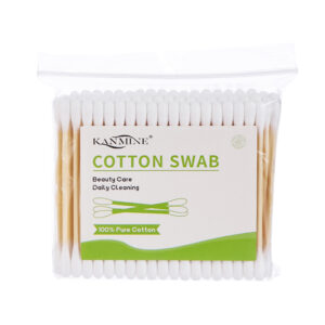 Zip Lock Bag 100 Count Bamboo Stick Cotton Swabs