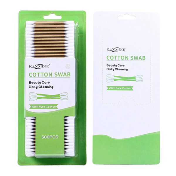 Paper Stick Cotton Swabs With Blister Card Packaging (500/600 Count) - Image 7