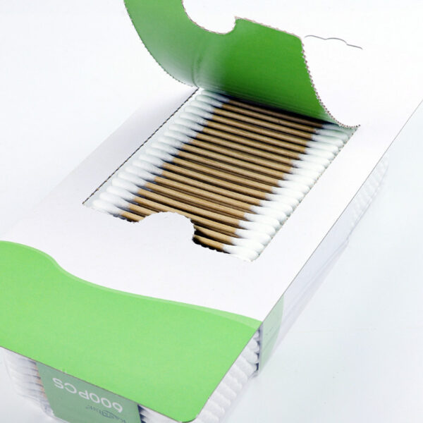 Paper Stick Cotton Swabs With Blister Card Packaging (500/600 Count) - Image 2