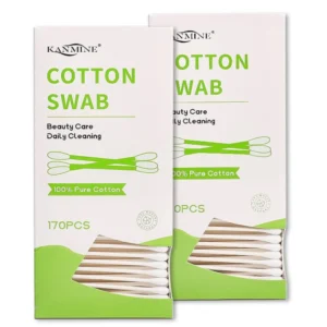 Paper Stick Cotton Swabs 170 Count In Paper Drawer Box