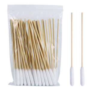 6 Inch Big Tip Bamboo Stick Cotton Swabs 50/100 Count