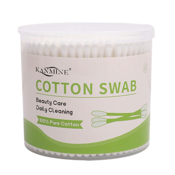 Plastic Stick Cotton Swabs In Plastic Canister (300 Count) - Image 3