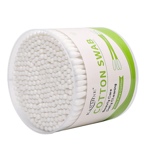 Plastic Stick Cotton Swabs In Plastic Canister (300 Count) - Image 4