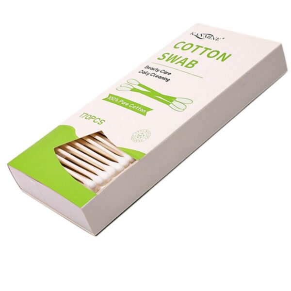 Paper Stick Cotton Swabs 170 Count In Paper Drawer Box - Image 4