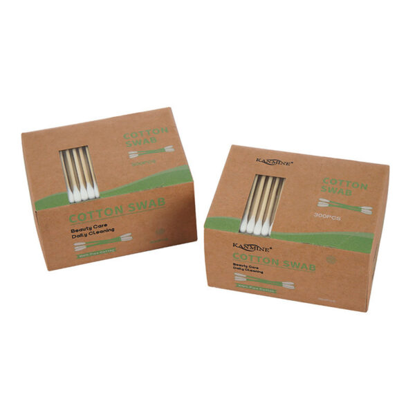 Paper Box Bamboo Cotton Swabs (300 Count) - Image 4