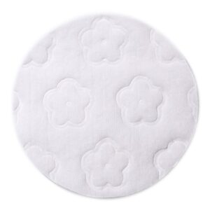 Cotton Rounds Flower Embossed