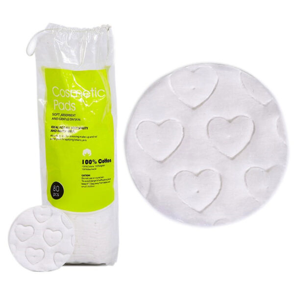 Heart Embossed Cotton Rounds