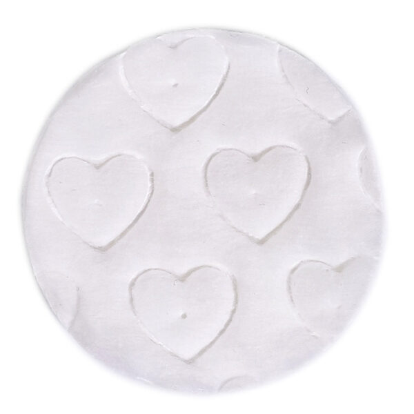 Heart Embossed Cotton Rounds - Image 2