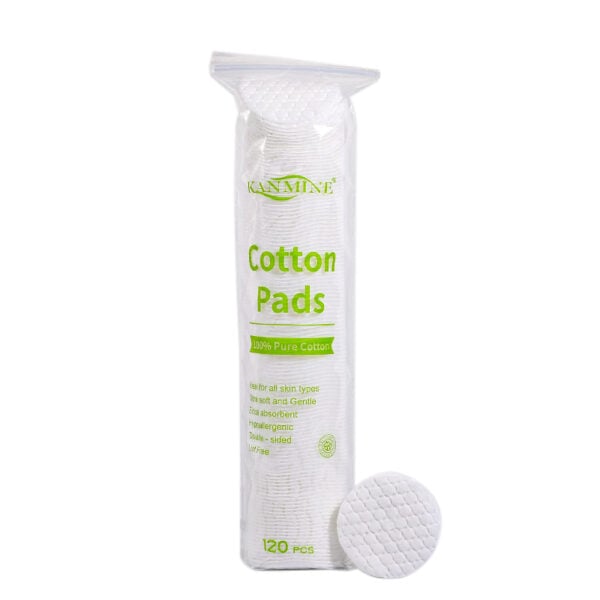 Dashed Line Dot Embossed Cotton Rounds - Image 2