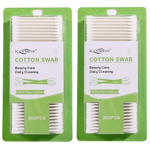 300/500/750 Count In Blister Card Packaging Paper Stick Cotton Swabs - Image 2