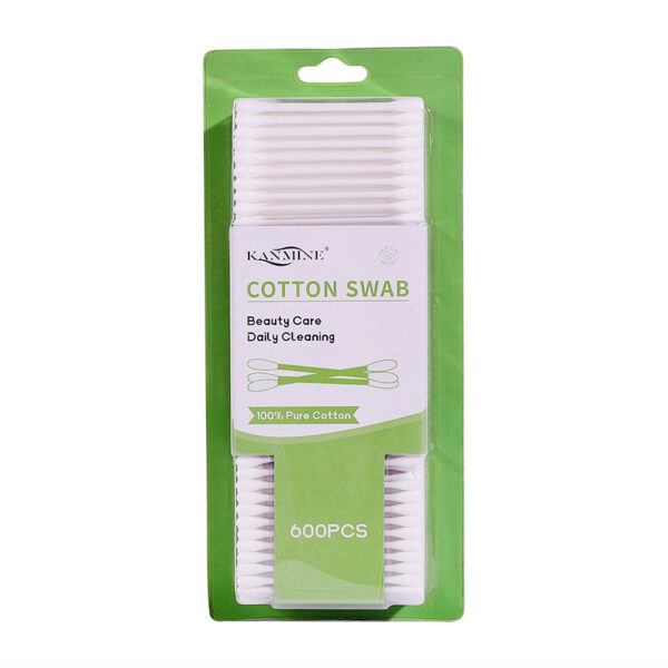 Plastic Stick Cotton Swabs 600 Count
