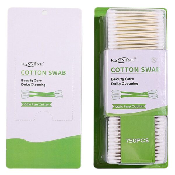 300/500/750 Count In Blister Card Packaging Paper Stick Cotton Swabs - Image 5