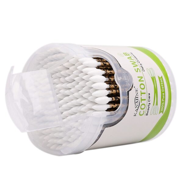 Leopard Print Paper Stick Cotton Swabs 200 Count - Image 3