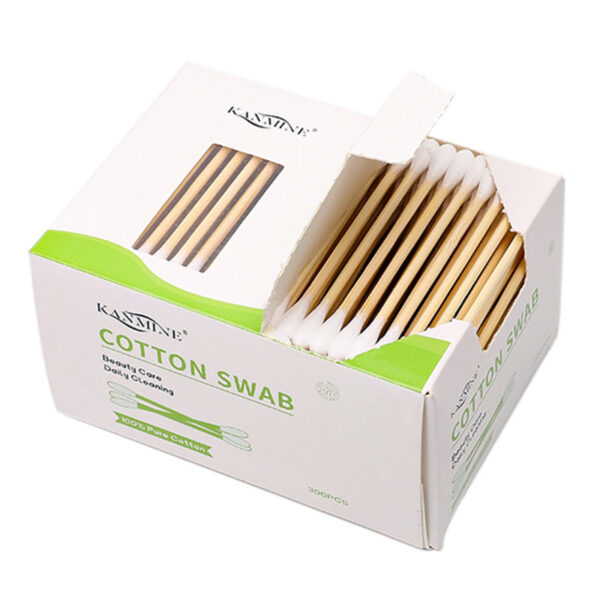 Paper Box Bamboo Cotton Swabs (300 Count) - Image 4