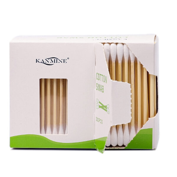 Paper Box Bamboo Cotton Swabs (300 Count) - Image 3