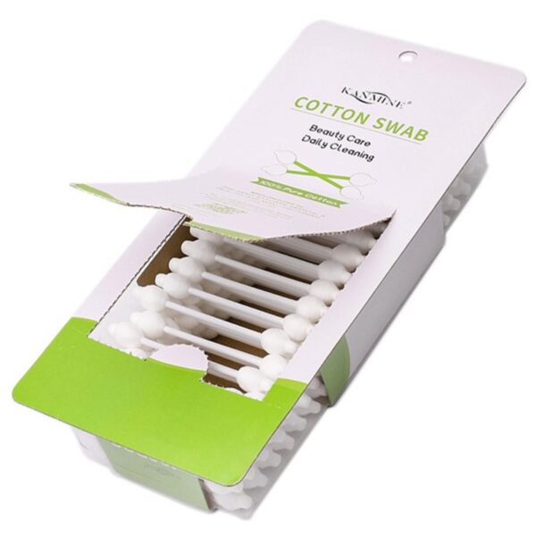 Safety Tip Cotton Swabs 100 Count - Image 2